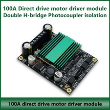 100A DC Motor Drive Module High Power Motor Speed Control 2 Channels H-bridge US