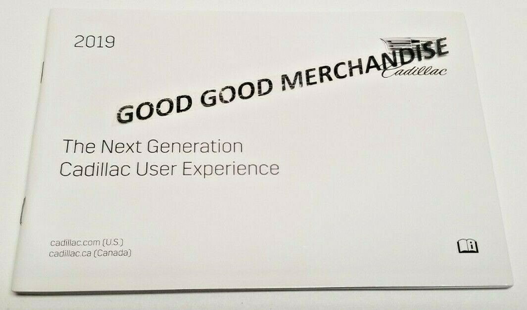 2019 CADILLAC CUE NAVIGATION SYSTEM OWNERS MANUAL USER GUIDE