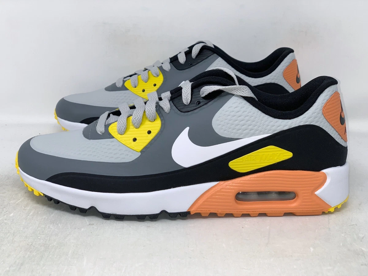 Nike Air Max 90 Orange Smoke Gray Sneaker Size 14 BNIB CU9978 012