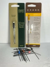 CROSS PENCIL LEADS & ERASERS 0.5mm 0.7mm 0.9mm / 0.5mm Cartridge & 0.7 Switch-It