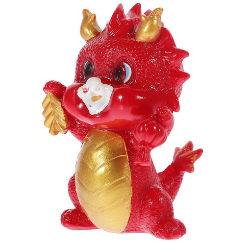 Dragon Ornament Car Dashboard Dragon 2024 Dragon Craft Chinese Zodiac New Year