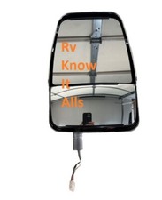 714608 Velvac Rv Mirror Deluxe Head Chrome Passenger Side Power