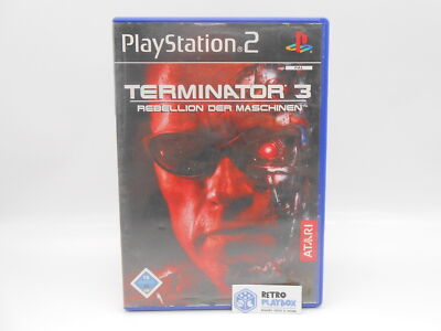 Playstation 2 PS2 Spiel TERMINATOR 3 REBELLION DER MASCHINEN Zustand: Gut /R2F1