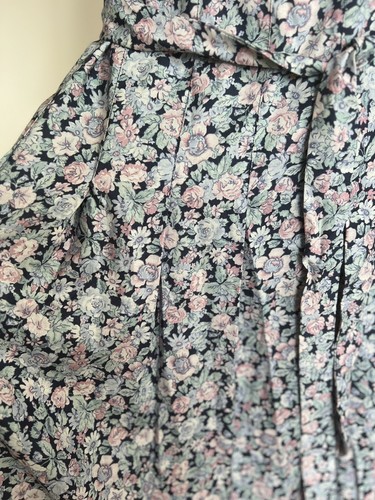 Vintage Laura Ashley Flapper Tee Kleid 80er Blumen Gr. 16 Viscous Cottagecore - Bild 9 von 21