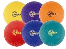 New Champion PGSET Playground Dodgeball Kickball Ball 8.5" Diameter, Set of 6