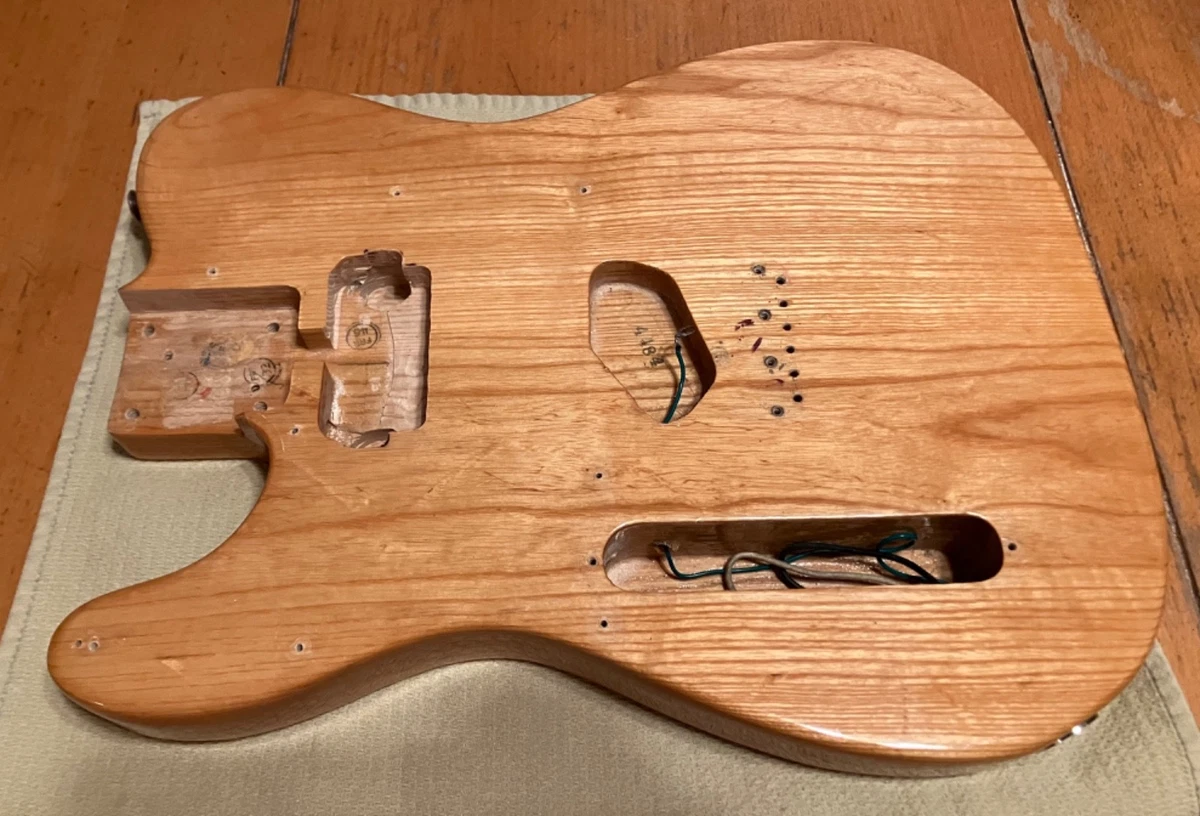 Lefty, Left handed Fender Telecaster body, 1976, Natural, with