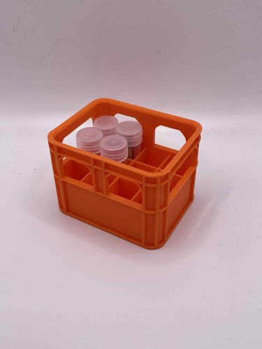 Glass Filter Tip Storage Crate | Mini Beer Crate Design | Holds 12 Containers 🧪 - Picture 20 of 25