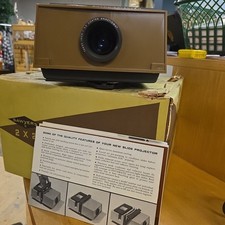 Sawyers Rotodisc 2x2 Slide Projector 500XR in original box - tested