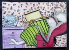 ORIGINAL FANTASY “No Pizza for the Fish” Julie McDaniel 2026 NOT AN ACEO — photo 5