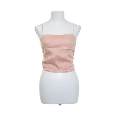 H&M, Crop Top, Größe: S, Pink, Leinen, Einfarbig, Damen #EcN