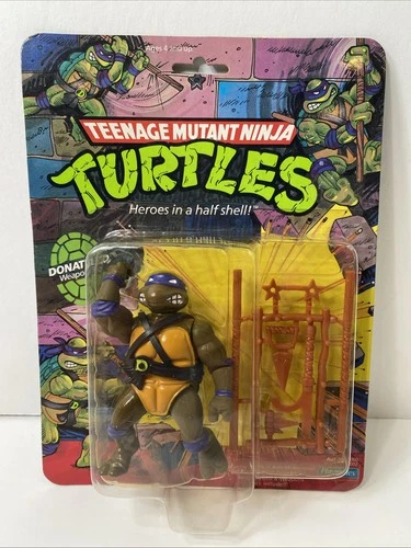 Teenage Mutant Ninja Turtles Donatello Action Figure 1988 Playmates - New Sealed