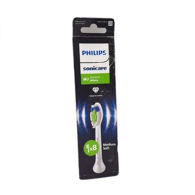 Philips Ersatzbürstenköpfe Zubehör W2 Optimal White 8er Pack Zahnp