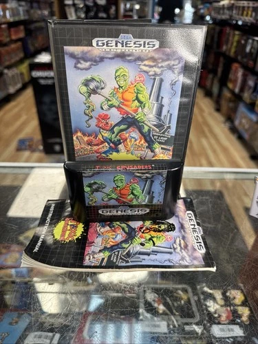 Toxic Crusaders with Case & Manual (Sega Genesis, Vintage Video game)