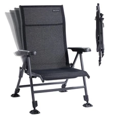 Folding Camping Chair Support 350 LBS, Outdoor Fishing Chair for Adults Breat...