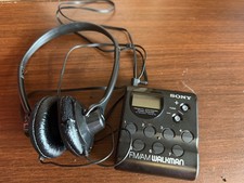 Sony Walman SRF-M40W With Box and Headphones-Works 