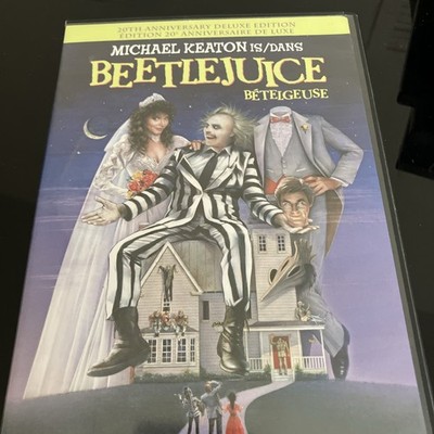 20th Anniversary Michael Keaton Deluxe Edition Beetlejuice DVD, 2008 Comedy Used