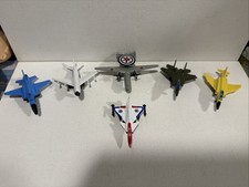 Lot Of 6 Vintage Die Cast Planes