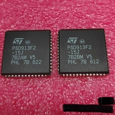 NOS PSD913F2-15J   ISP 8-Bit MCU PLCC52 x 1pc #zn