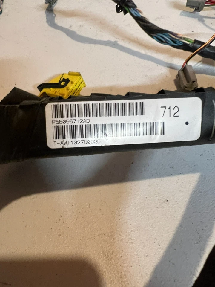 OEM 2007 Dodge Ram 1500 2500 3500 Dash Wiring Harness 56055712 - Image 4 of 4