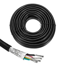 UL2464 Shielded Cable 18AWG 15.24m(50 Ft) 5 Conductor CNC Wire
