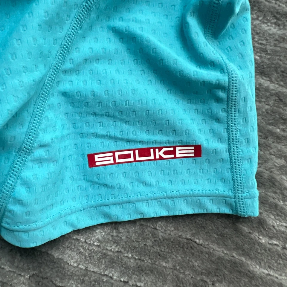 Souke Sports Shorts Size L Womens Cycling Bike Biking Padded Cycle Training Blue - Image 3 of 4