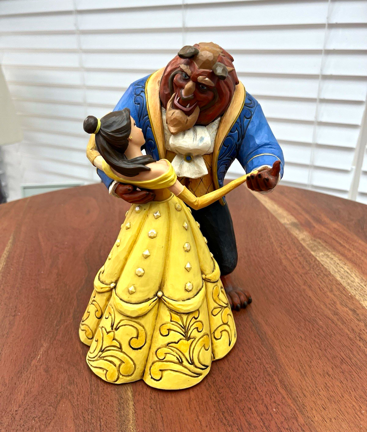 Disney Beauty and the Beast Belle Dancing with Beast Contemporary Figurine
