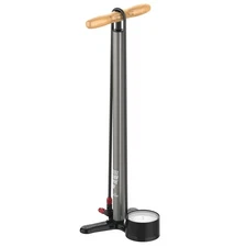 Lezyne Steel HV Floor Drive 3.5 Pump | Heavy-Duty Steel Barrel, Accurate Analog