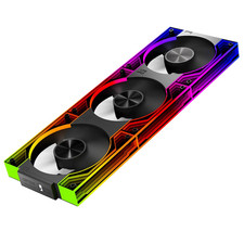 JM V3 120Mm PC Case Fan Infinity Mirror Module Daisy-Chain 120Mm RGB PWM Fan Tri