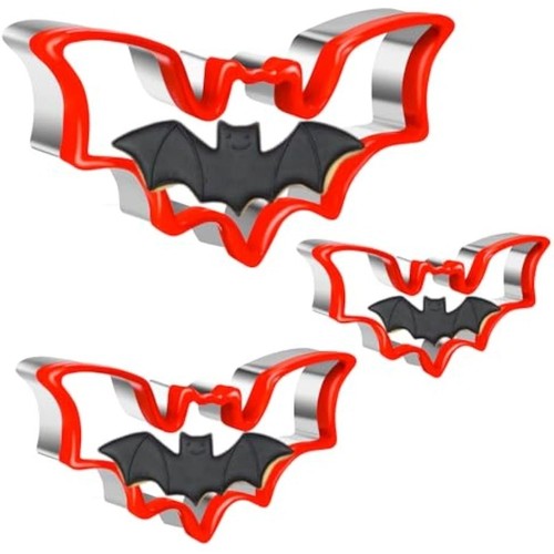 Stampo Per Biscotti A Forma Di Pipistrello – Acciaio Inox – Per Feste A Tema Halloween, Compleanni E Matrimoni