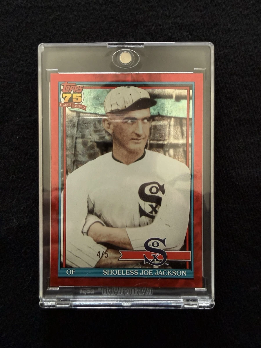 2025 Topps Living Set #881 Shoeless Joe Jackson - Chicago White Sox Presale - View #5