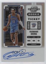 2022-23 Panini Contenders Optic Rookie Ticket Ousmane Dieng #113 16wc