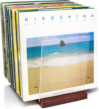 Premium Vinyl Record Storage - a Mid-Century Style Record Holder for Albums, 60-