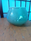 1945 ROOKWOOD ART POTTERY XLV # 6525 CELEDON GLOSSY CRACKLE GLAZE. HAS ISSUES