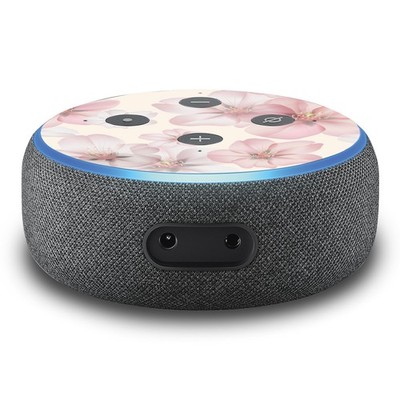2er Set Aufkleber Kirschblüten passend für Alexa Echo Dot Gen3 Assistant R137-39