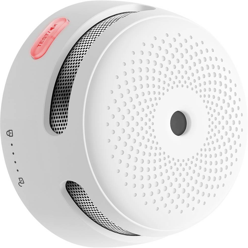Détecteur de fumée de salon X-Sense XS01 miniature en blanc mat pour plafond moderne