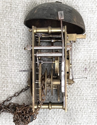 Antique Grandfather Longcase Clock Dial and Movement W Bearn Wellingborough - Picture 8 of 14