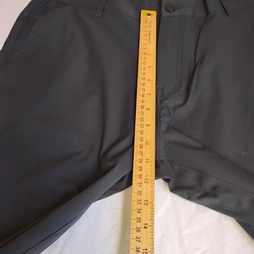 Jack Archer Pants 36x32 Space Black Performance Stretch Outdoor Zip Pockets Golf - Picture 4 of 13