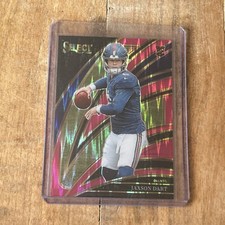 2025 Panini Select - Club Level Jaxson Dart #293 Pink Shock Prizm (RC)