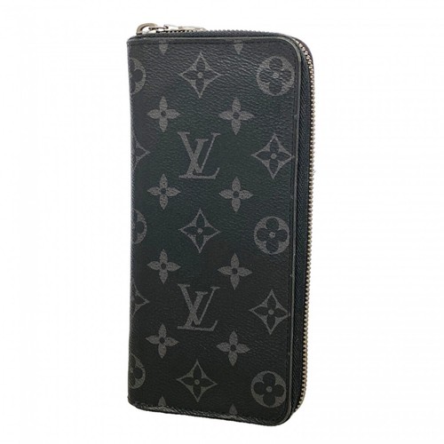 Louis Vuitton Monogram Eclipse Zippy Wallet Vertical M62295 Black 58718