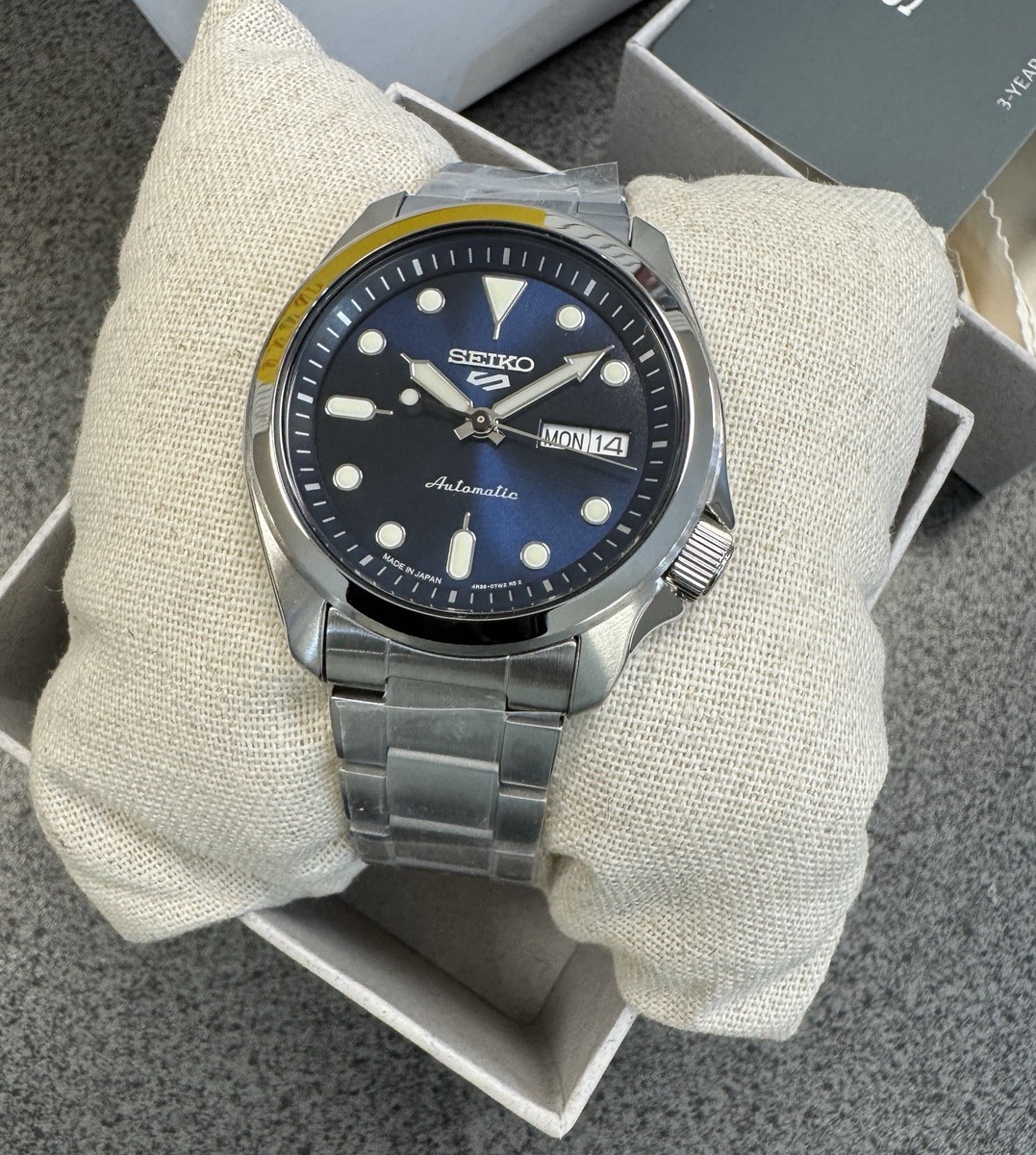 SEIKO 5 Sports Men's Automatic Day-date Blue SRPE53 NEW With Tag