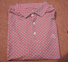 Hot Pick Rhoback Men s The Bunting Performance Polo Flag Red, Durable Fabric