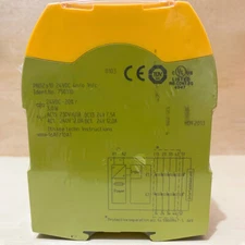 For Pilz PNOZ s10 750110 Safety Relay 24VDC 4n/o 1n/c
