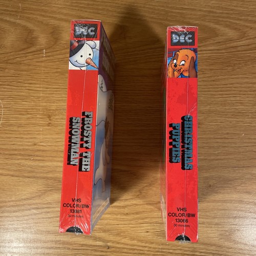 Christmas Cartoons VHS’s - Frosty The Snowman - Christmas Puppies - Both Sealed - Picture 4 of 8