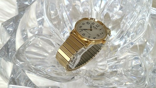 Vintage ACQUA Gold-Tone Water Resistant w/ Date Men's Watch (978) - Picture 4 of 7