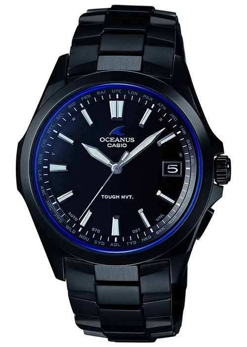 Casio Oceanus OCW-S100B-1AJF Titanium Radio Solar Men`s Watch Japan NEW