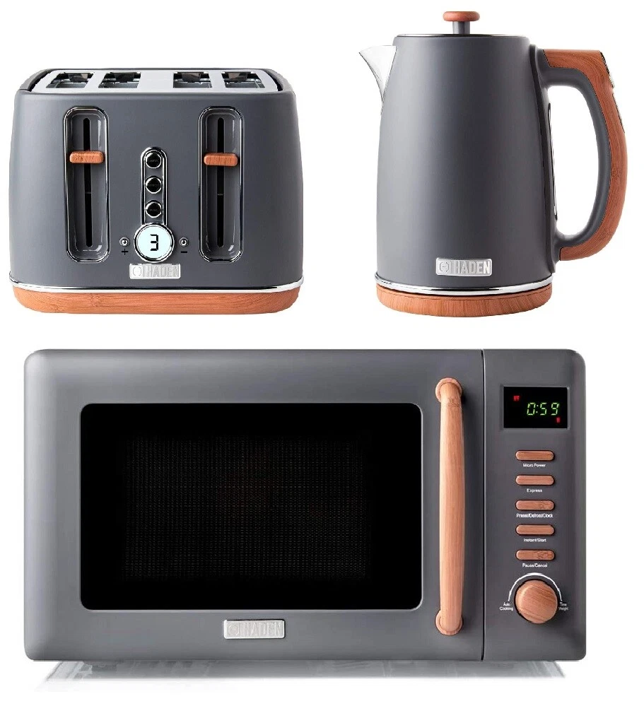 Matching kettle toaster clearance microwave