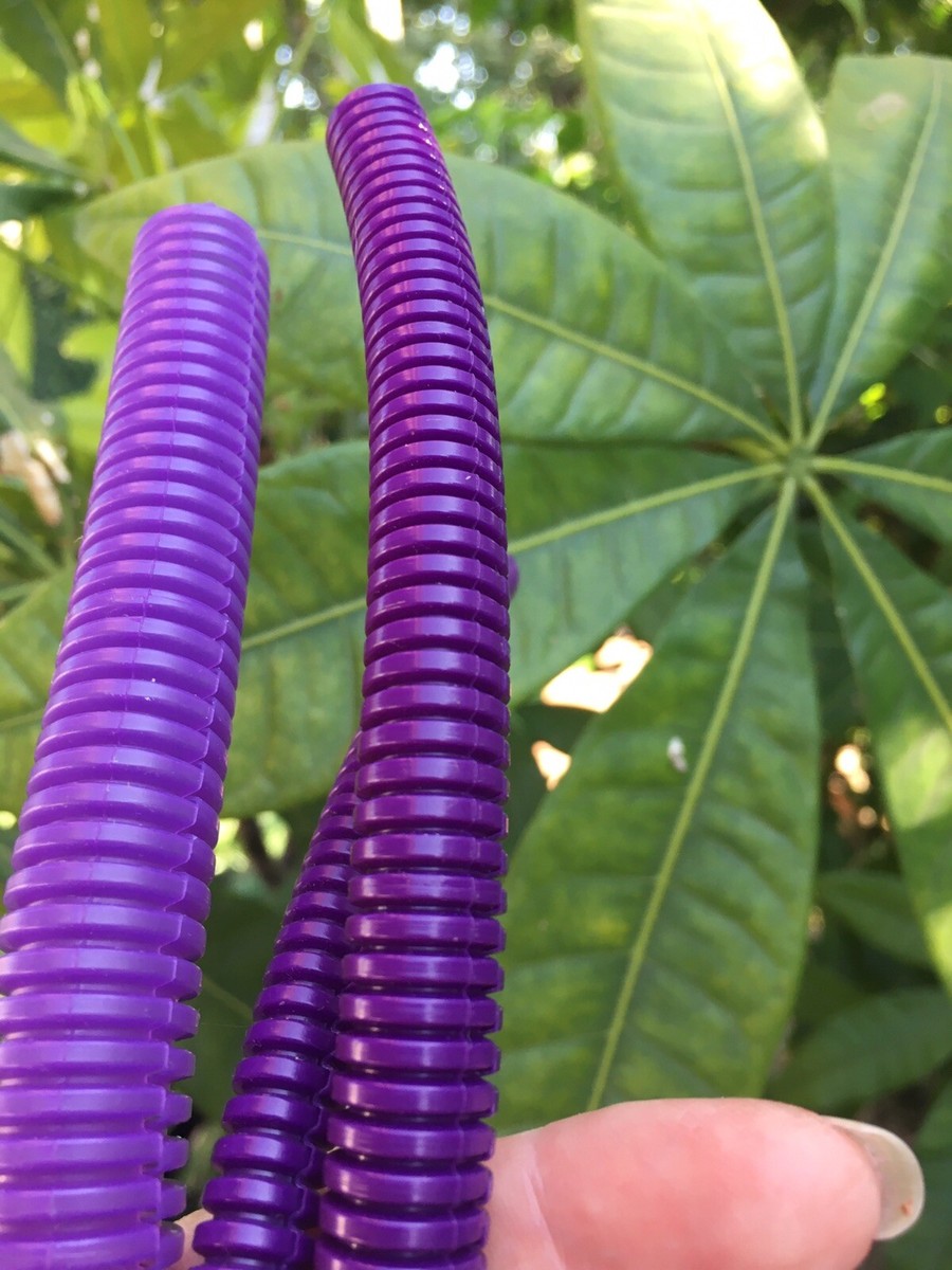Split Loom 1/4", 3/8", 1/2", 3/4" X 8' Each Tubing Purple Wire - Foto 3