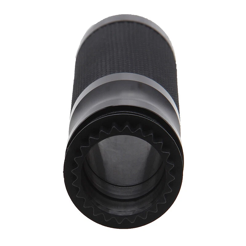 Top Black Hand Grips Aluminum  Rubber Universal Fit Motorcycles 7/8" 1"Handlebar - Image 3 of 4