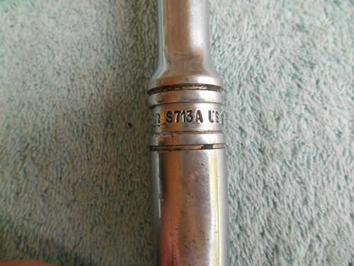 VINTAGE Snap On 1/2" Drive Quick Release Ratchet S713A - 第 6/12 張圖片