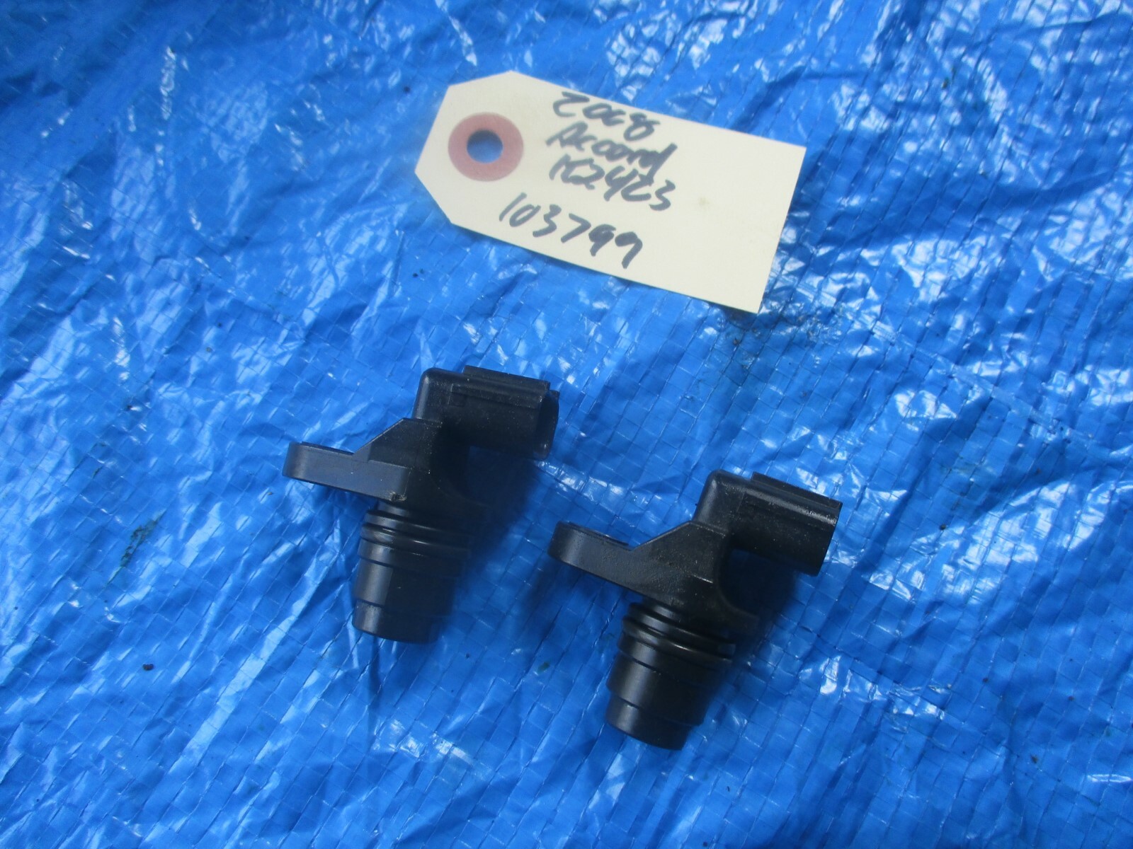 0812 Honda Accord K24Z3 cam sensors set OEM engine motor K24 cam